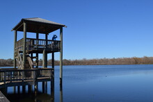 Bird Watching From The Tower On The Fishing Pier, White Lake, Cullinan Park