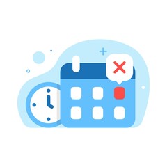 Aufkleber - cancel the subscription anytime you want concept illustration flat design vector eps10. modern graphic element for landing page, empty state ui, infographic, icon