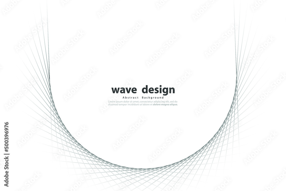 Abstract vector circle background. Gradient retro line pattern design ...