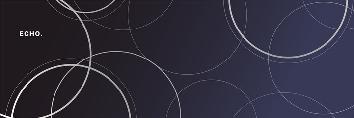 Wall Mural - abstract graphic design background template. vector texture pattern banner cover with rounded shapes
