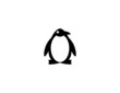 Penguin vector icon. Isolated Penguin flat illustration