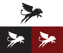 Unique Lion And Wolf Logo Design