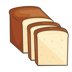 Sticker - bread toast slices