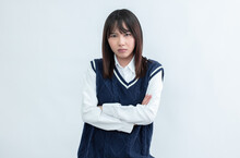 Portrait Of Japanese High School Student