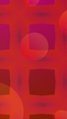 Wall Mural - animation of orange spots over moving shapes