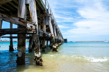 Wall Mural - pier in the sea