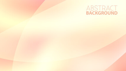 Poster - Very light orange and cream color background. Minimal graphics