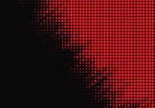 Black Background With Red Dotted Texture Background