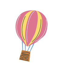 Poster - hot air balloon icon