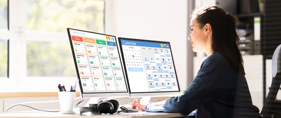 Poster - Gantt Chart Business Reports