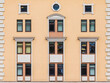 © dr_verner - Many windows in a row on the facade of the modern urban apartment building front view, Krasnaya Polyana, Sochi, Krasnodar Krai, Russia