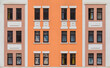 © dr_verner - Many windows in a row on the facade of the modern urban apartment building front view, Krasnaya Polyana, Sochi, Krasnodar Krai, Russia