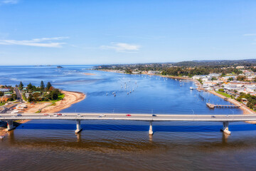 Wall Mural - D Batebay bridge to sea