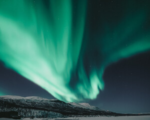 northern lights aurora borealis swedish lapland
