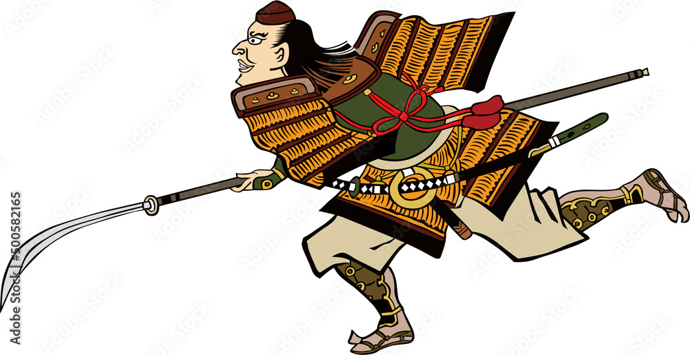 浮世絵 武士 その39 Stock Vector | Adobe Stock