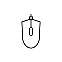 Wall Mural - Mouse isolated icon design template