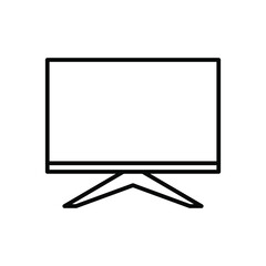 Wall Mural - Monitor isolated icon design template