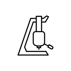 Wall Mural - Stand headset isolated icon design template
