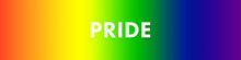 Gay Pride Month In June. LGBTQ Multicolored Rainbow Flag. Original Color Symbol Of Gay Pride Concept Design Background, Illustration Banner