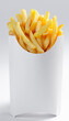 french fries in a paper bag