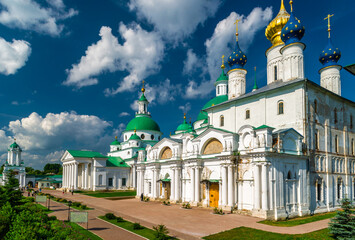 Wall Mural - Churches and cathedrals in Spaso-Yakovlevsky Monastery, Rostov, Russia