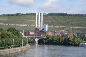 Wall Mural - Heizkraftwerk bei Wuerzburg