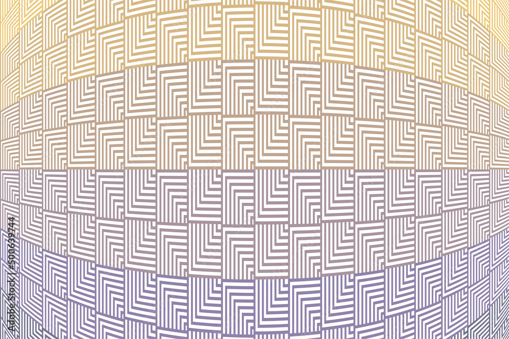 Vector graphic of geometric pattern in soft rainbow color. Good for certificate, banknote, money design, currency, note, check, ticket, reward, gift voucher etc. Certificate watermark pattern.