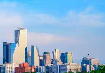 Wall Mural - Cityscape view of Yeouido, Seoul at day time