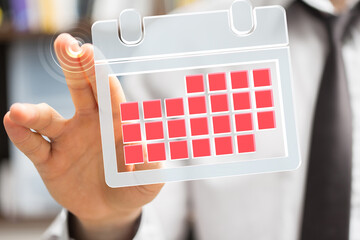 Aufkleber -  business plan and time management concept, concept of important day,