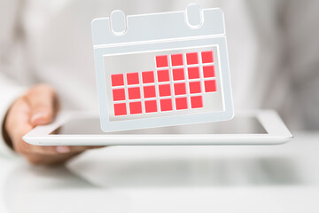 Aufkleber -  business plan and time management concept, concept of important day,