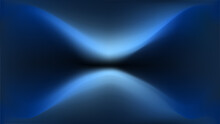 Abstract Fluid Collision Blue Wallpaper. Gradient Blue Line Background. Modern Blue Dynamic Wallpaper.