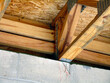 Lumber Rafter and Roof Support Construction of Florida House