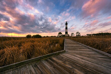 Dramatic Sky Over Bodie Lighthouse Along North Carolina's Outer Banks