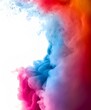 Abstracto de humos de colores