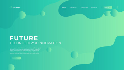 Flat design web page templates of graphic design, website design and development, social media, business service. Modern turquoise vector illustration concepts for website and mobile website