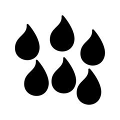 Sticker - Unique Humidity Vector Glyph Icon