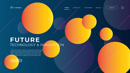 Flat design web page templates of graphic design, website design and development, social media, business service. Modern blue vector illustration concepts for website and mobile website development
