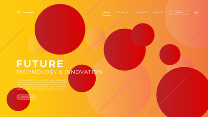 Wall Mural - web design. website landing page for monitor, laptop, tablet, phone. creating ui ux website design. 