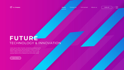 Wall Mural - web design. website landing page for monitor, laptop, tablet, phone. creating ui ux website design. 