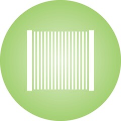 Wall Mural - Unique Barcode Vector Glyph Icon