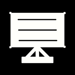 Poster - Unique Board Vector Glyph Icon