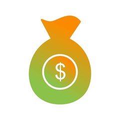 Poster - Unique Sack Of Money Vector Glyph Icon