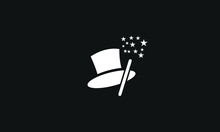 Magician Hat Vector Icon, Magic Hat Icon In Trendy Flat Style