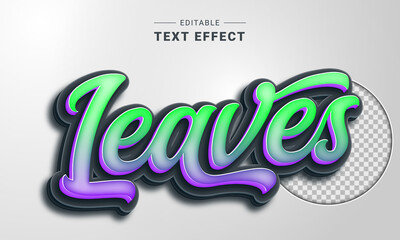 Poster - Editable Modern Lettering Text Effect