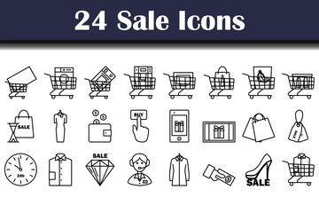 Wall Mural - Sale Icon Set