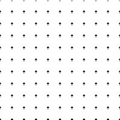 Poster - Square seamless background pattern from black rain symbols. The pattern is evenly filled. Vector illustration on white background