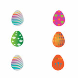 Fototapeta  - Easter vector icon tamplate background