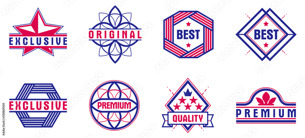 Badges and logos collection for different products and business ...