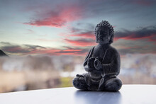 Buddha In The Sunset