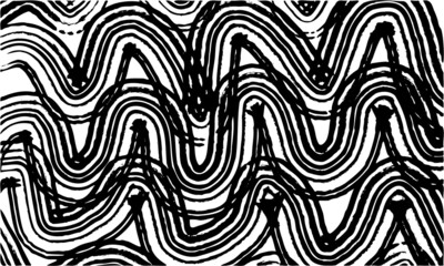 Wall Mural - Abstract black paint stroke line vector design. Ink stroke background. Scribble brush drawn for wallpaper